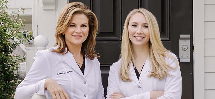 photo of Dr. Marilyn Geni and Dr. Andrea Dean
